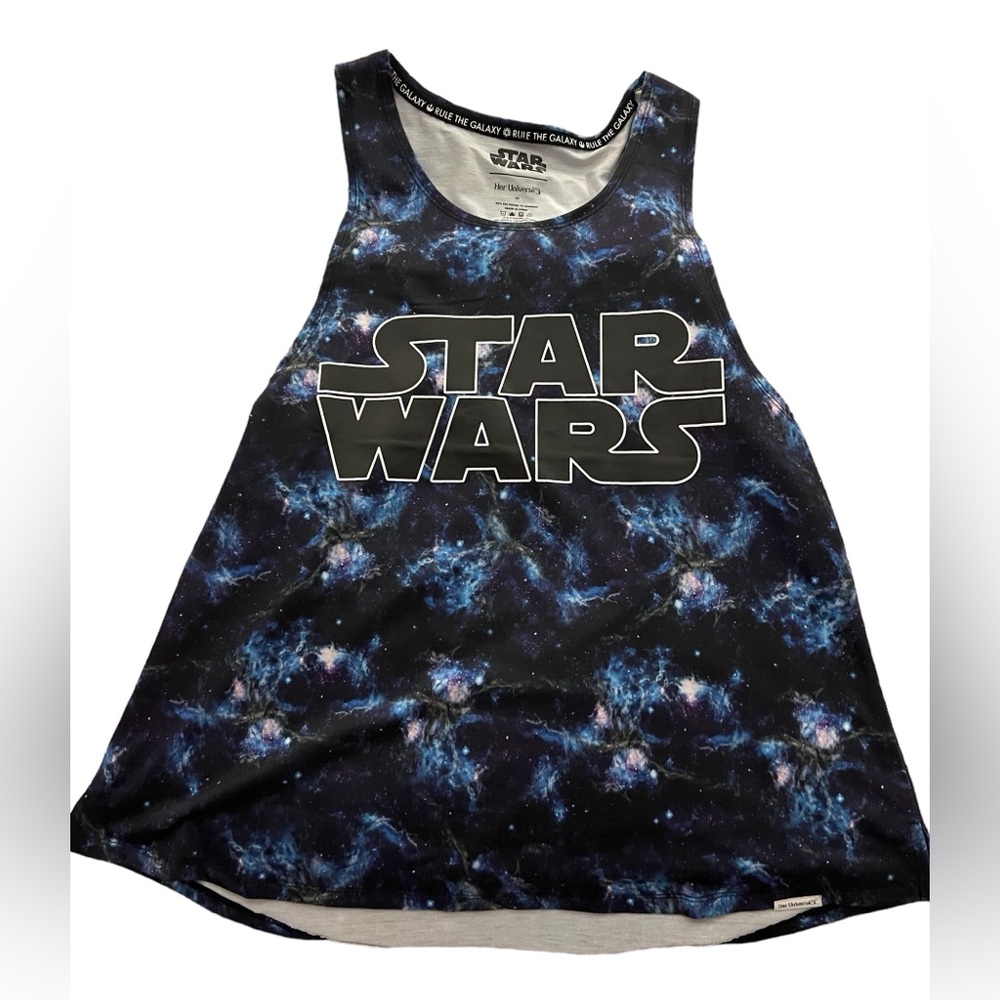 Her Universe Star Wars Tank athletic wear razor back Disney tank women’s large‎